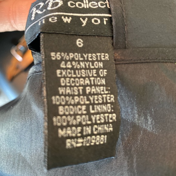 RB COLLECTION New York Black Cocktail Dress - Picture 6 of 7